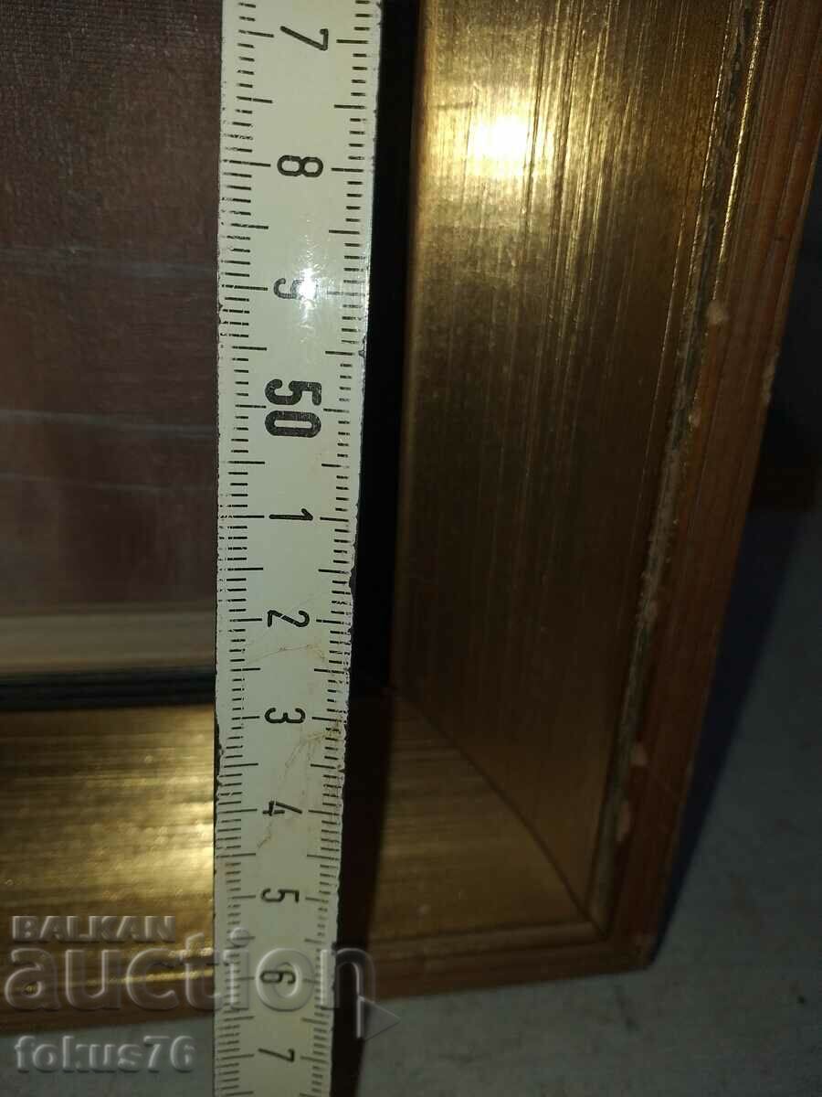 Old beautiful picture with nice frame small canvas signature - 5 Old beautiful picture with nice frame small canvas signature - 5