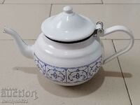 Enameled teapot from soca, 0.7 liter enamel pot