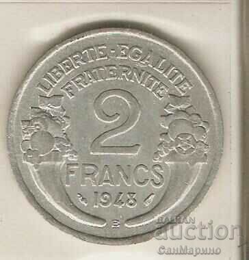 +Франция  2  франка  1948 г. В