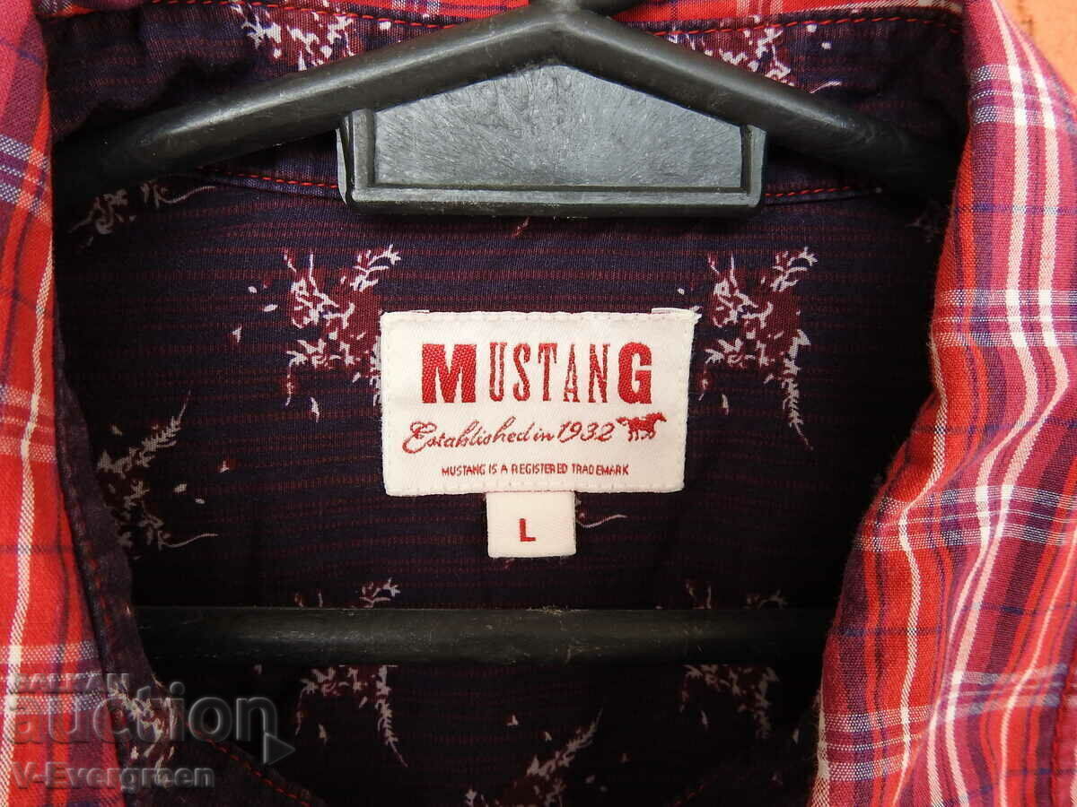 MUSTANG Women's Long Sleeve Plaid Shirt (L) - 6 MUSTANG Women's Long Sleeve Plaid Shirt (L) - 6