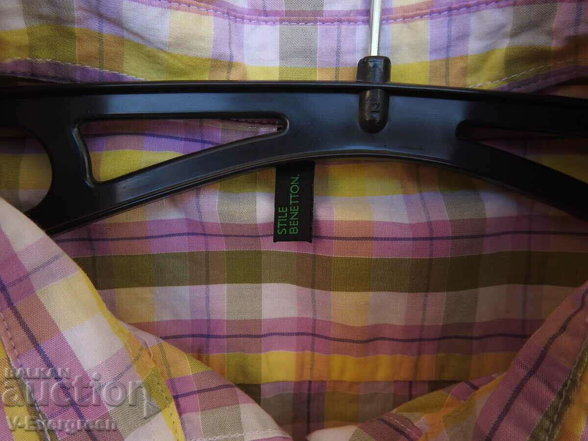 Women's Benetton Check Shirt (S) - 5 Women's Benetton Check Shirt (S) - 5