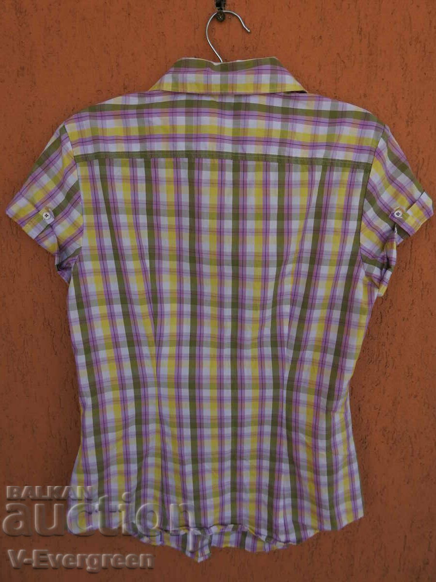 Women's Benetton Check Shirt (S) - 6 Women's Benetton Check Shirt (S) - 6