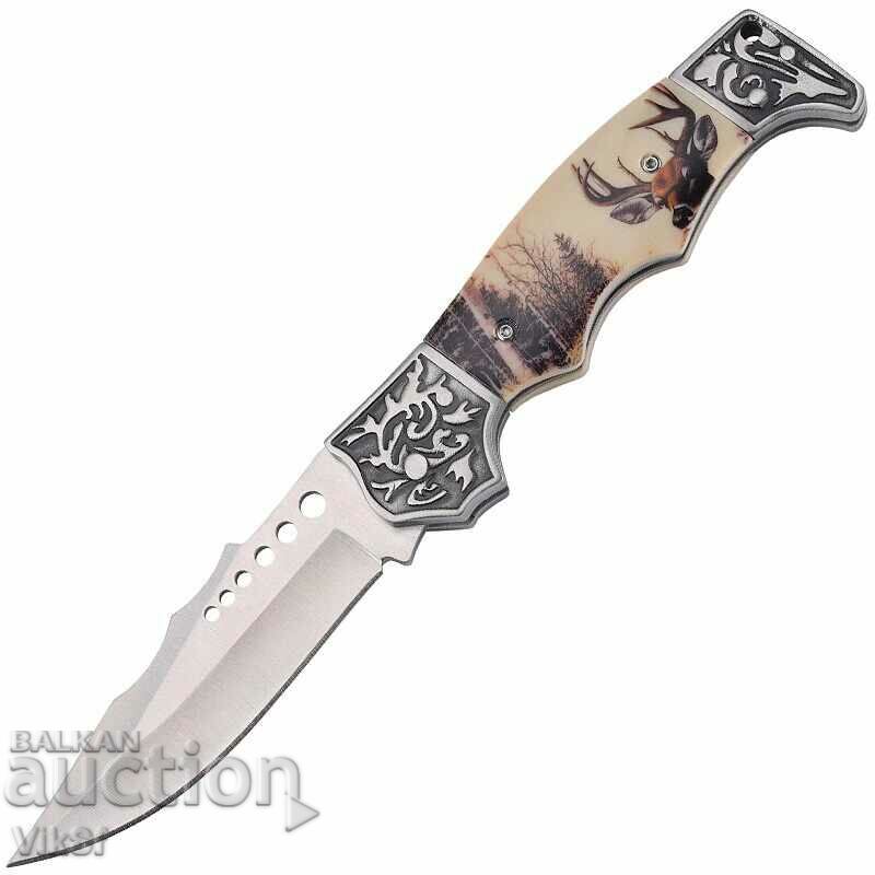 Folding knife 7CR17MOV, 90x208 mm with price 18.50 BGN | € 9.46 Folding knife 7CR17MOV, 90x208 mm with price 18.50 BGN | € 9.46