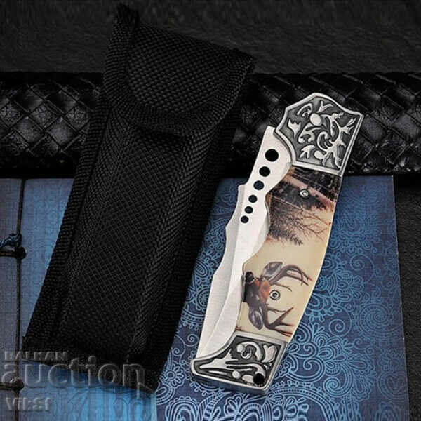 Auction Folding knife 7CR17MOV, 90x208 mm Auction Folding knife 7CR17MOV, 90x208 mm