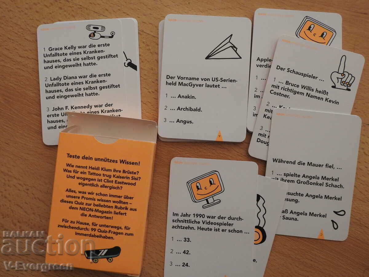 Cărți de joc germane, joc de masă cu preț 2.00 BGN | € 1.02