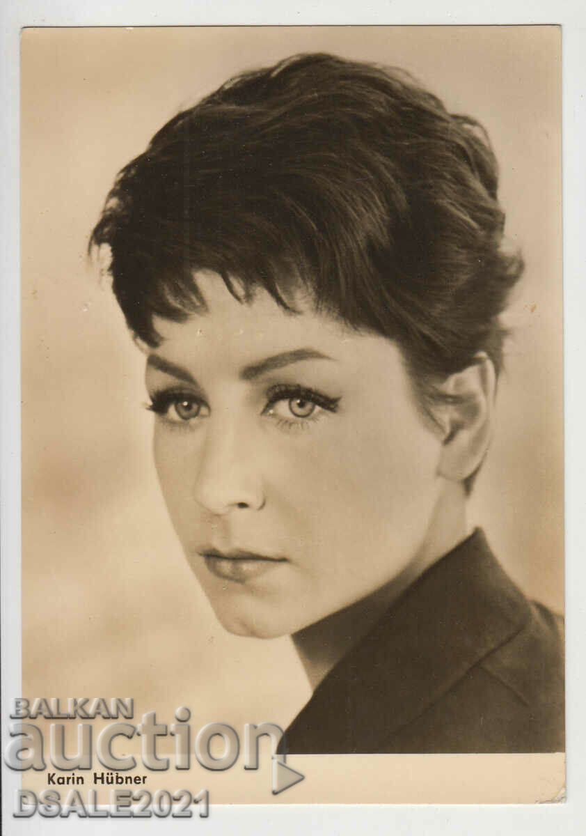 old Postcard actress Karin Hubner /23616