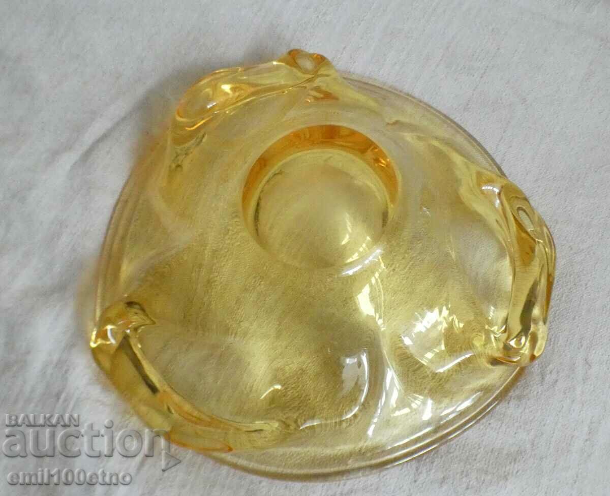 Fruitiera made of solid polished glass, handmade - 5 Fruitiera made of solid polished glass, handmade - 5