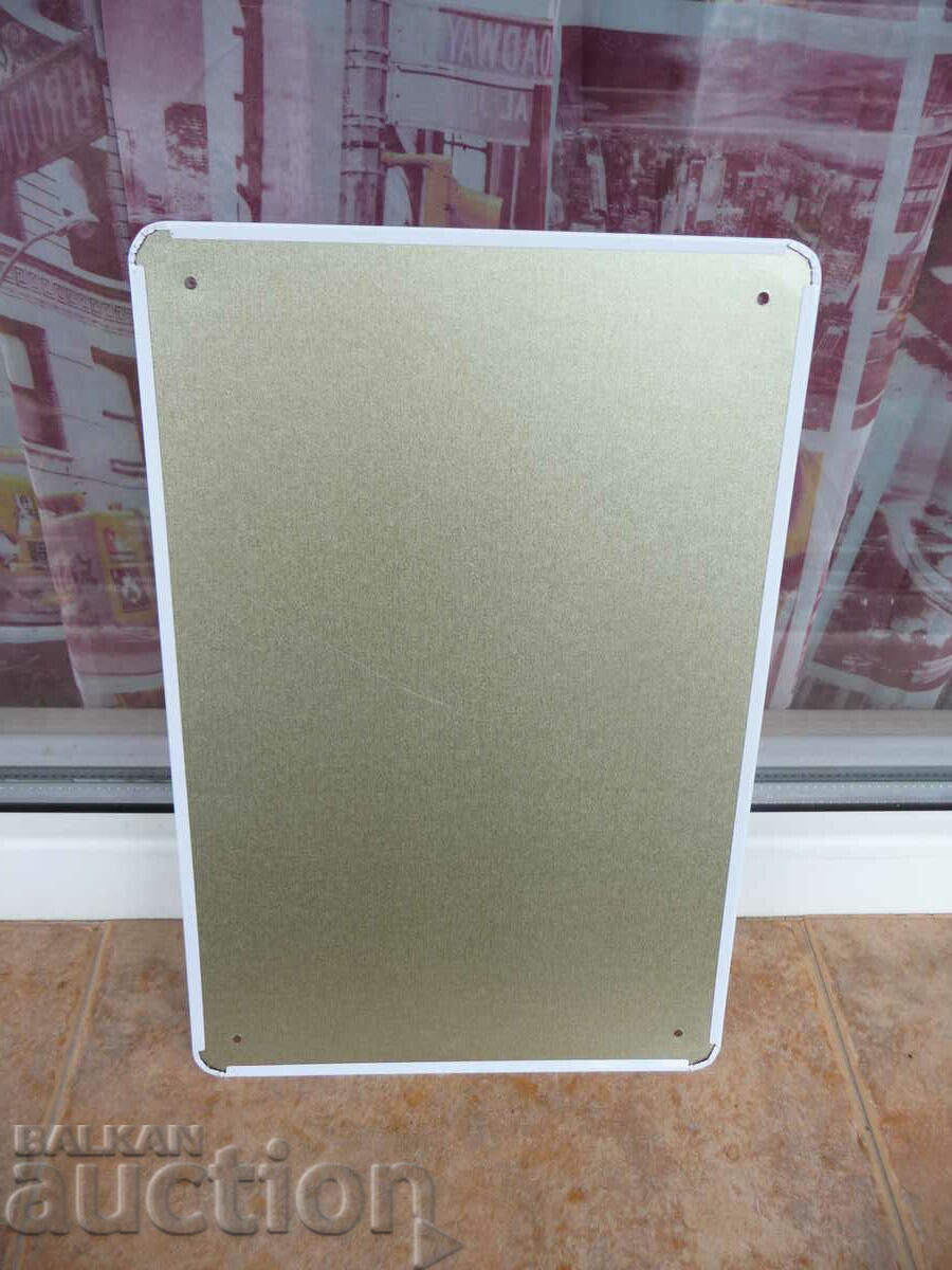 Auction Metal sign coffee 100% natural real original bar Auction Metal sign coffee 100% natural real original bar