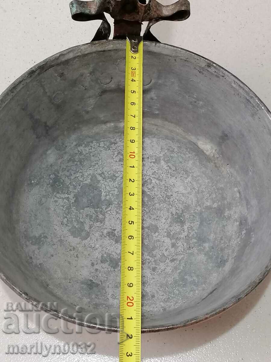 Παλιό χάλκινο ταψί, χαλκός, δίσκος, χάλκινο δοχείο - 6 Παλιό χάλκινο ταψί, χαλκός, δίσκος, χάλκινο δοχείο - 6