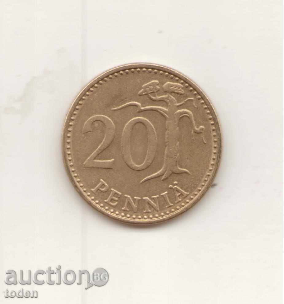 ++Finland-20 Penniä-1977 K-KM# 47++ ++Finland-20 Penniä-1977 K-KM# 47++