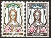 Monaco 1963 Europa CEPT (**) curat, netimbrat