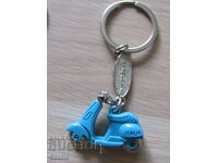 Metal moped keychain from Italy, Italy