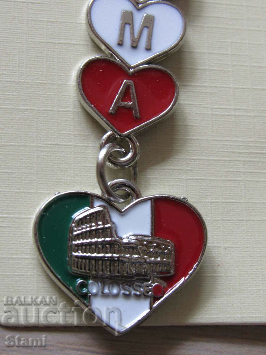 Δημοπρασία Μεταλλικό μπρελόκ από τη Ρώμη, Ιταλία Δημοπρασία Μεταλλικό μπρελόκ από τη Ρώμη, Ιταλία