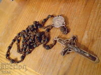 beautiful old cross with a very long chain /66/ cm.