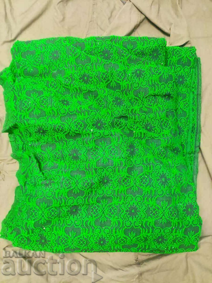 Зелен килим / покривало за легло Ново