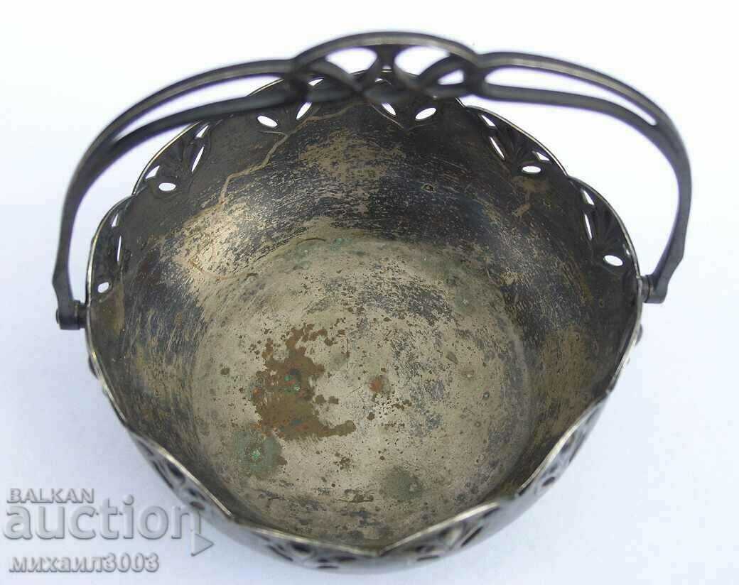 VMF / WMF Art Nouveau style silver plated candy box - 5 VMF / WMF Art Nouveau style silver plated candy box - 5