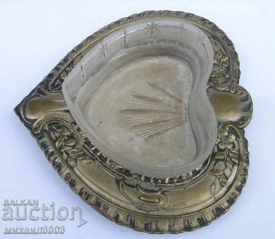 Art Nouveau style silver plated sugar bowl - 6 Art Nouveau style silver plated sugar bowl - 6