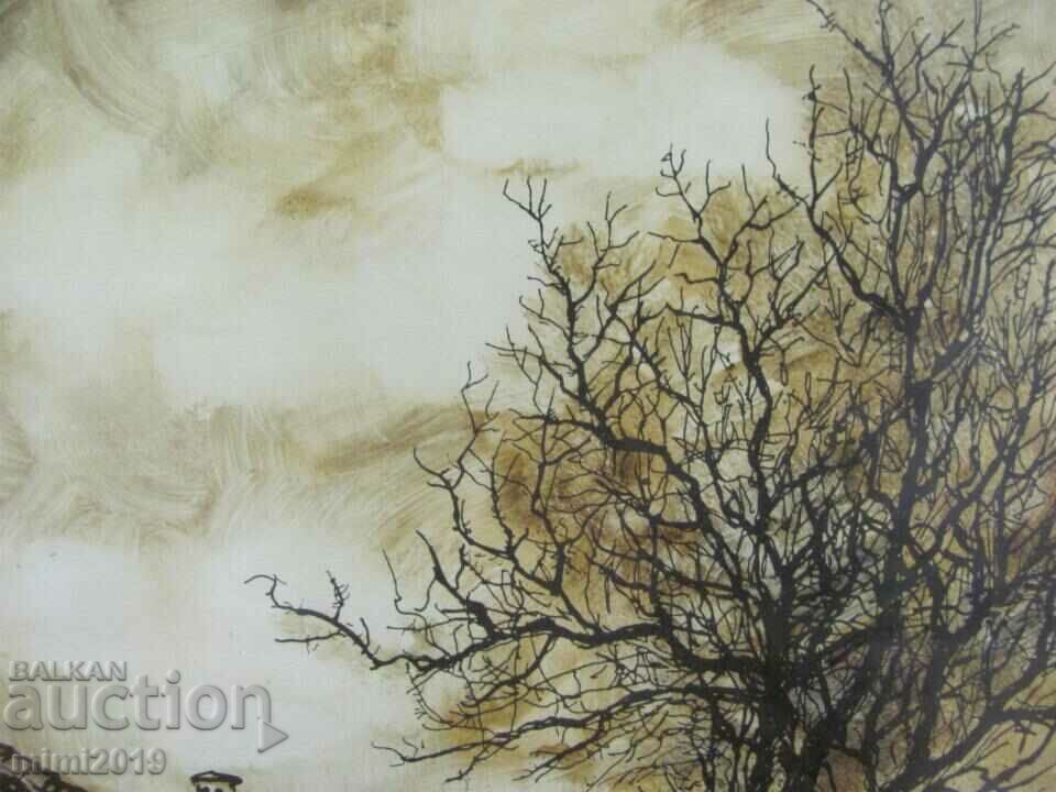 Auction  Painting by Artist Tsvetan Tsvetanov Mixed Media