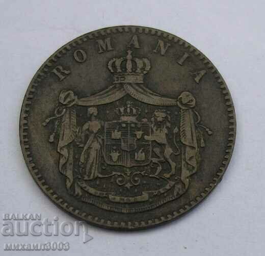 COPPER COIN ROMANIA 2 BANI 1867 YEAR with price 199.00 BGN | € 101.75
