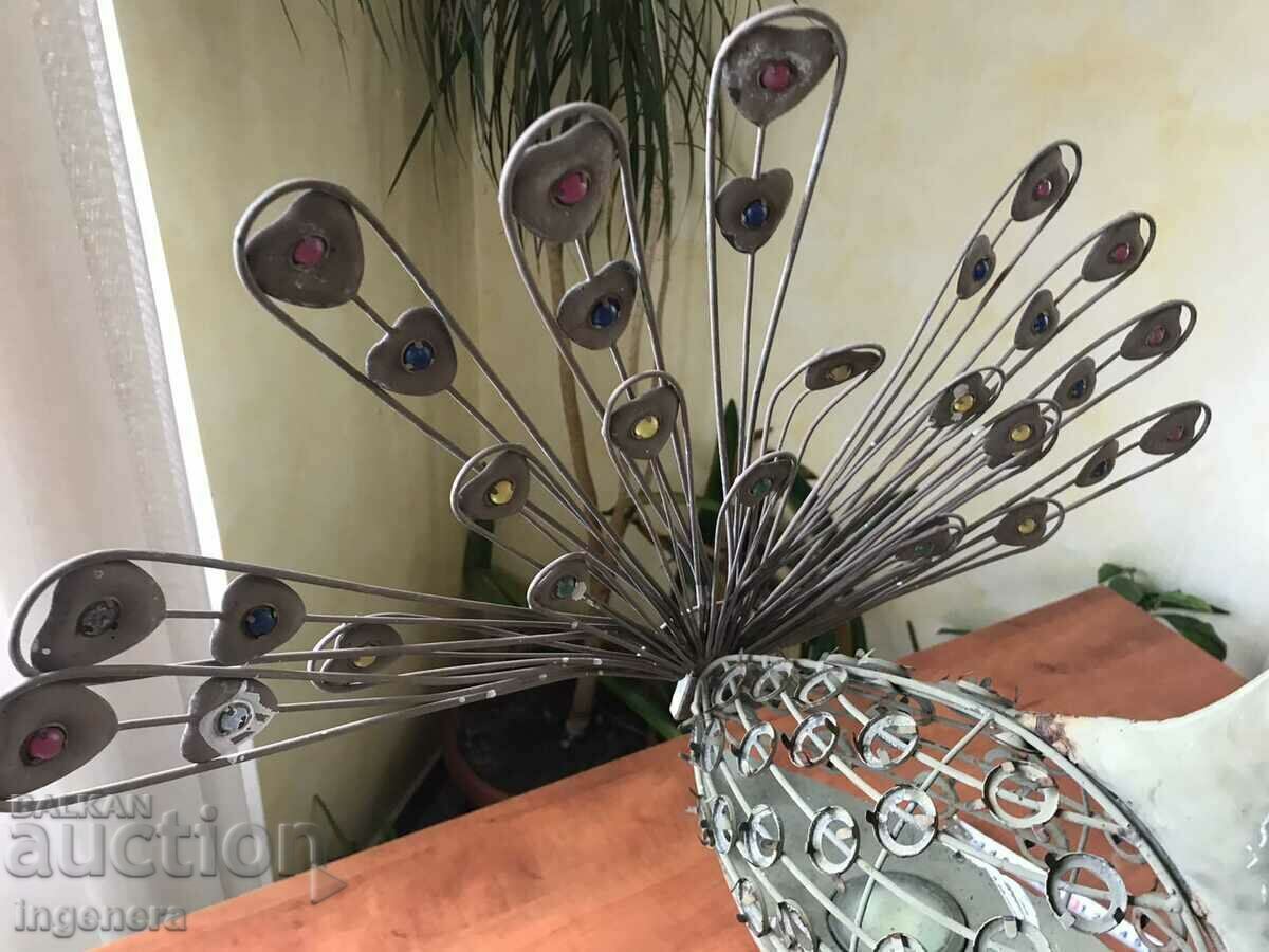 PEACOCK METAL LAMP with price 65.00 BGN | € 33.23 PEACOCK METAL LAMP with price 65.00 BGN | € 33.23