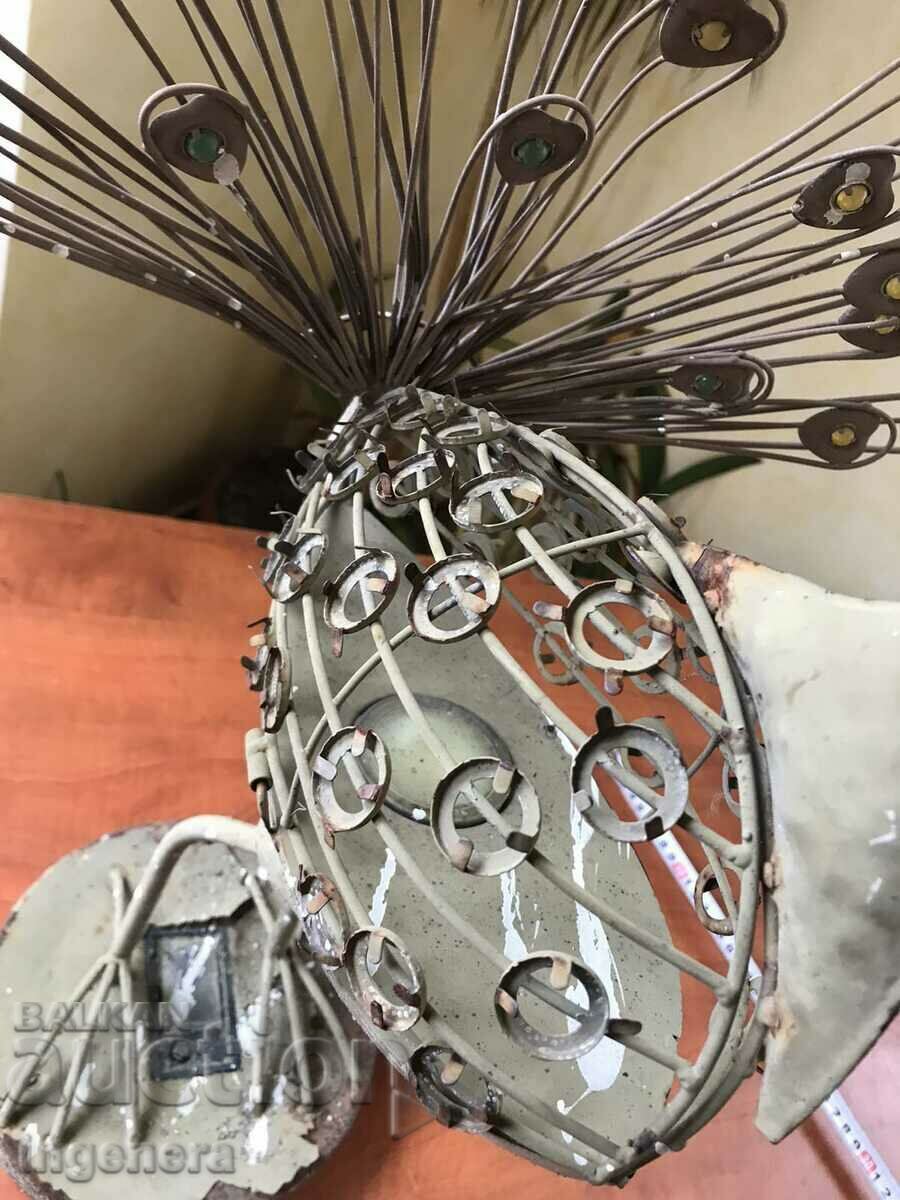 PEACOCK METAL LAMP - 5 PEACOCK METAL LAMP - 5