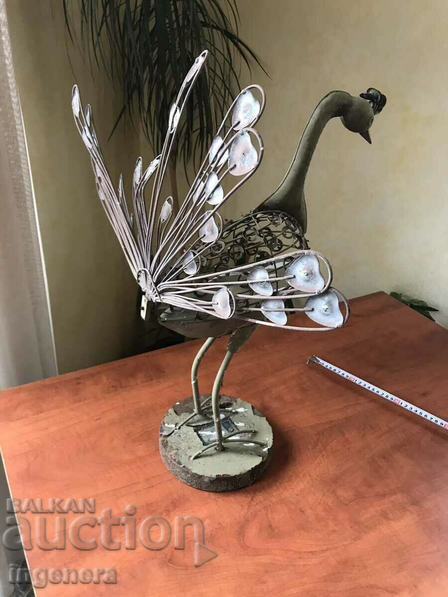 PEACOCK METAL LAMP - 6 PEACOCK METAL LAMP - 6