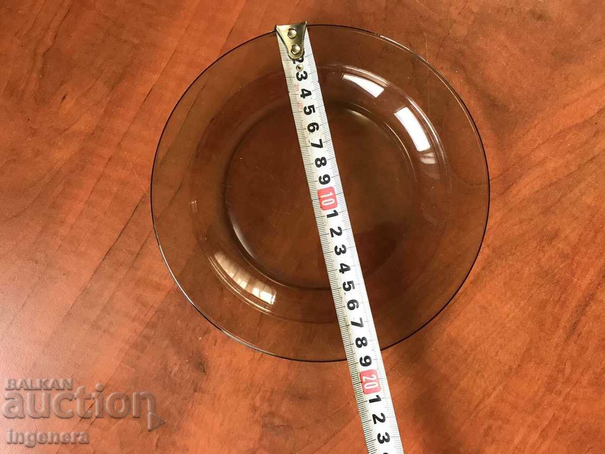 ARCOPAL GLASS PLATE-MARKED-"ARCOROC 16 FRANCE" with price 3.50 BGN | € 1.79 ARCOPAL GLASS PLATE-MARKED-"ARCOROC 16 FRANCE" with price 3.50 BGN | € 1.79