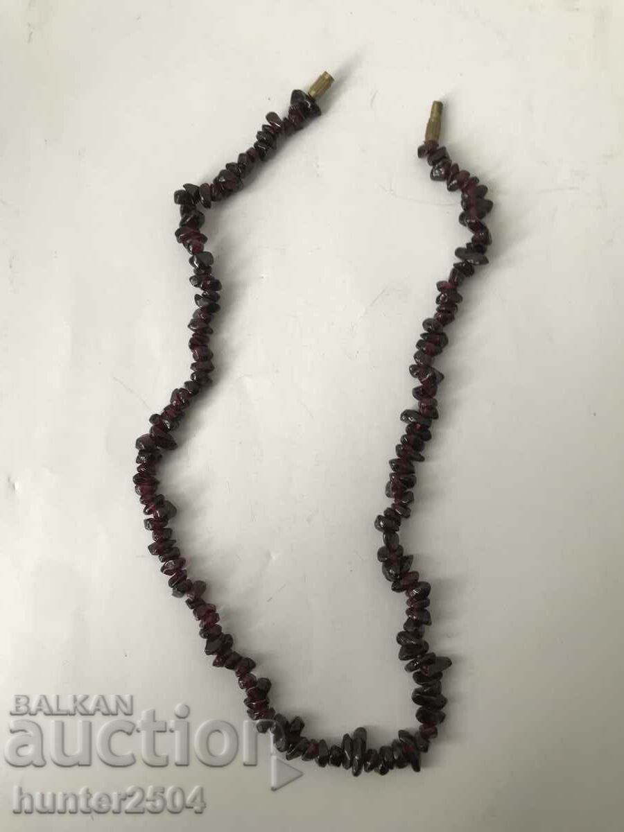 Necklace, necklace, necklace-garnet-42 cm