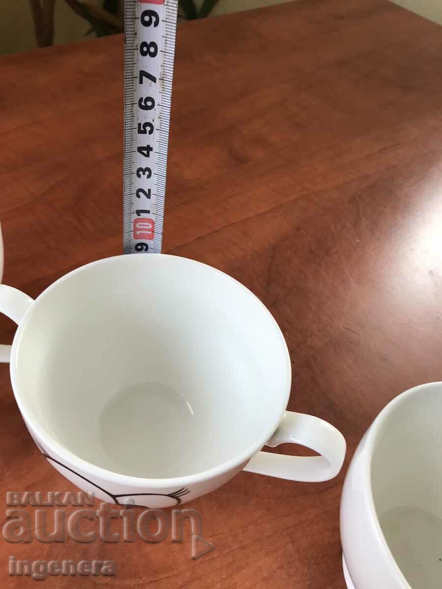 GLASS BOWL PORCELAIN WITH CAPACITY 450ML-3 PCS. - 5