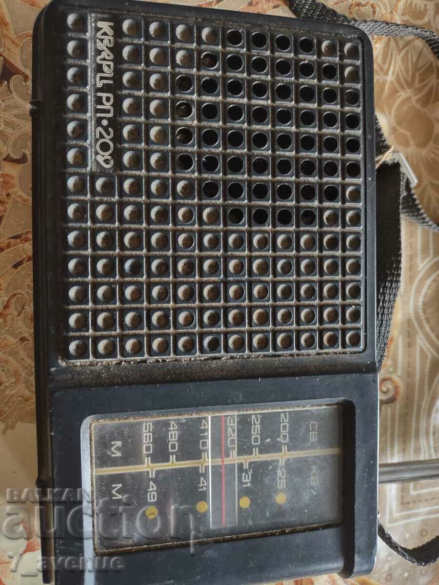 Old transistor radio, by sotsa, 24.11.2024 with price 99.00 BGN | € 50.62 Old transistor radio, by sotsa, 24.11.2024 with price 99.00 BGN | € 50.62