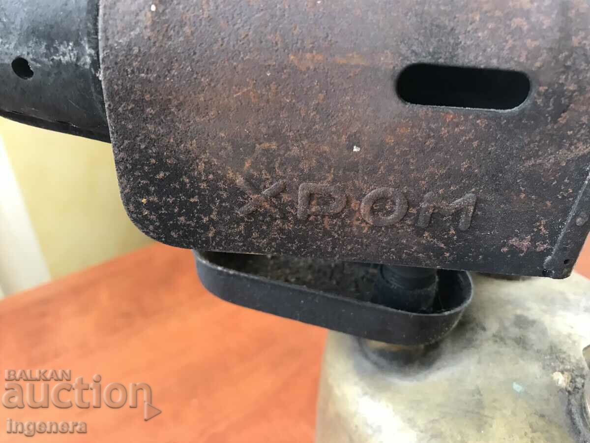 PETROL BURNER LAMP LARGE-"CHROME" - 7 PETROL BURNER LAMP LARGE-"CHROME" - 7