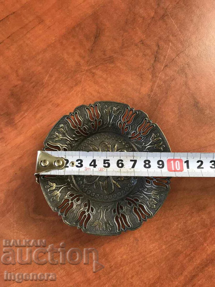 DECORATIVE PLATE PLATE BRASS BRONZE - 6