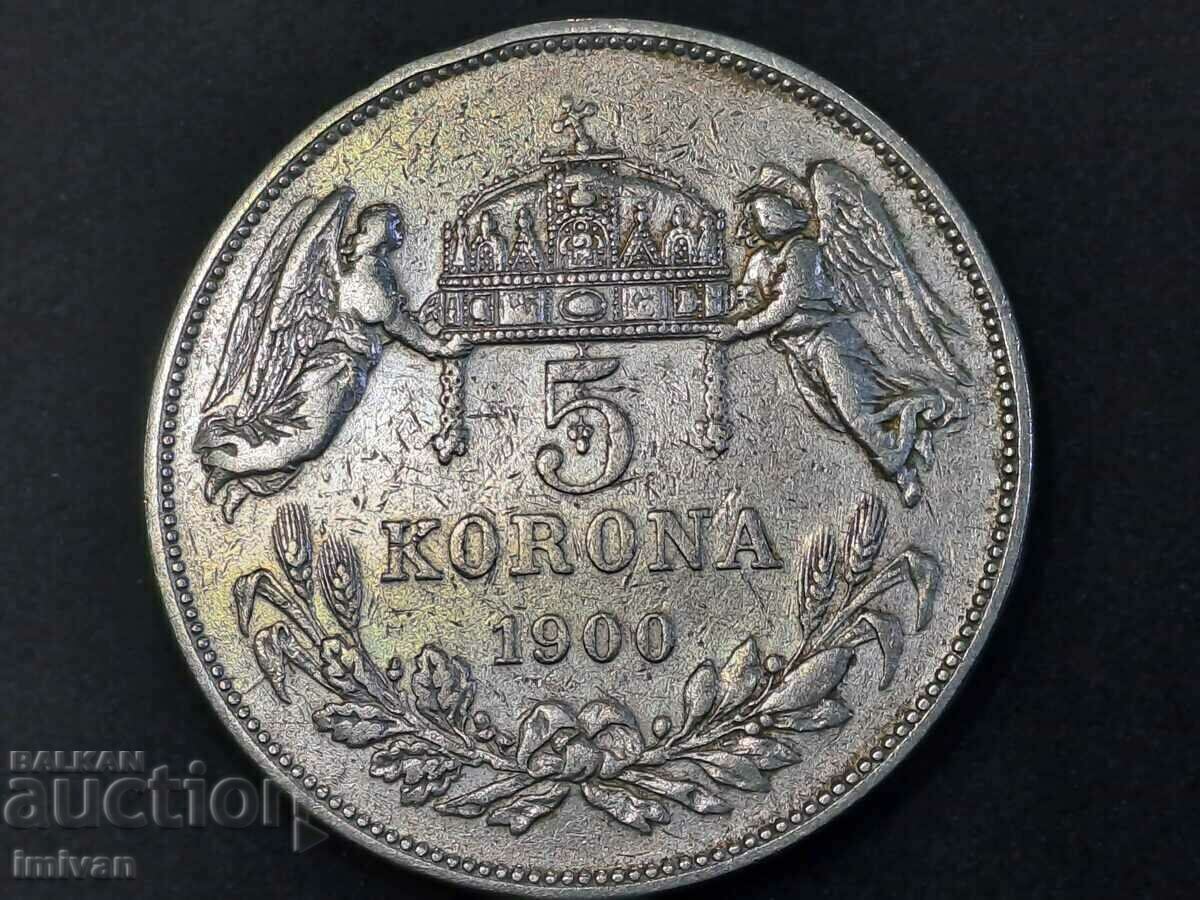 5 Korona / Crowns 1900 Austria-Hungary with price 150.00 BGN | € 76.69 5 Korona / Crowns 1900 Austria-Hungary with price 150.00 BGN | € 76.69