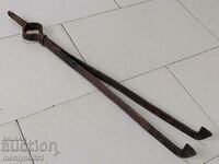 Old tongs, dilaf, wrought iron