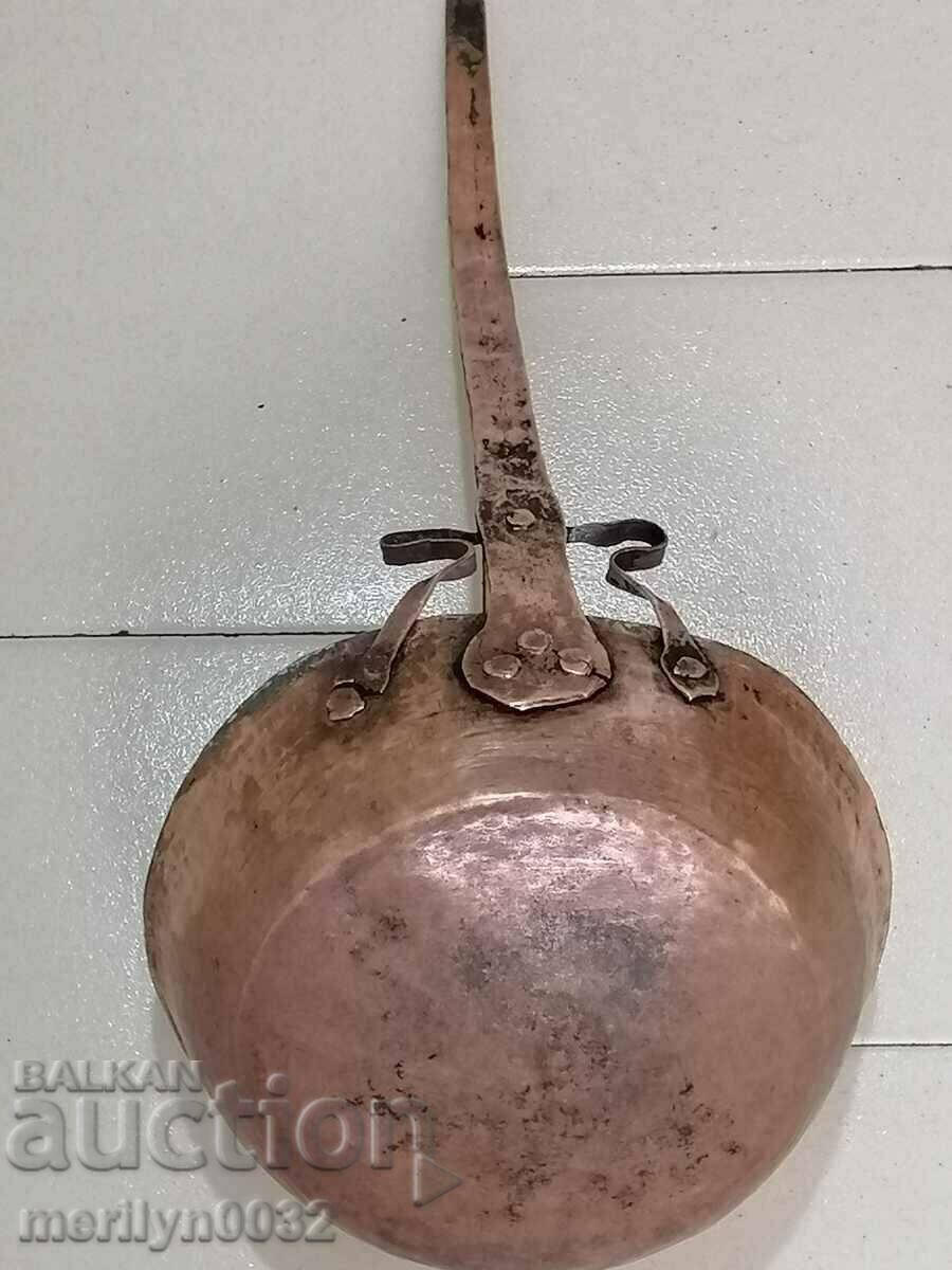 Auction Renaissance copper pan, copper, tray, copper vessel Auction Renaissance copper pan, copper, tray, copper vessel