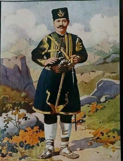 1931 CAPTAIN PETKO VOYVODA OLD LARGE ROYAL LITHOGRAPH - 5 1931 CAPTAIN PETKO VOYVODA OLD LARGE ROYAL LITHOGRAPH - 5