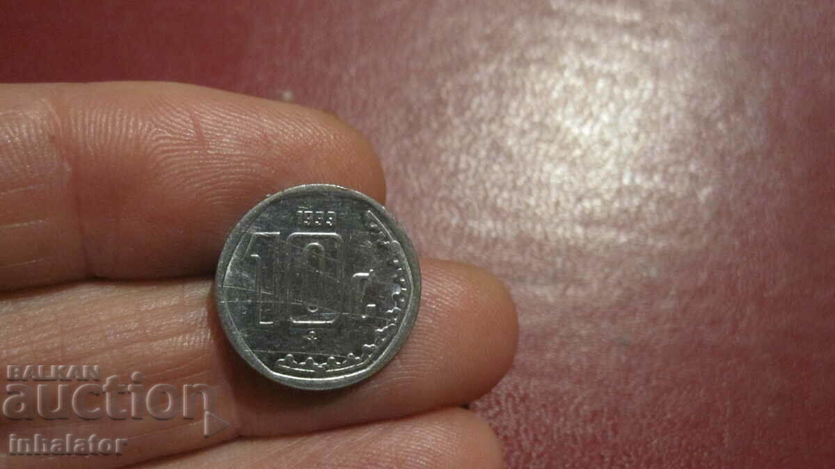 1993 10 centavos Mexico
