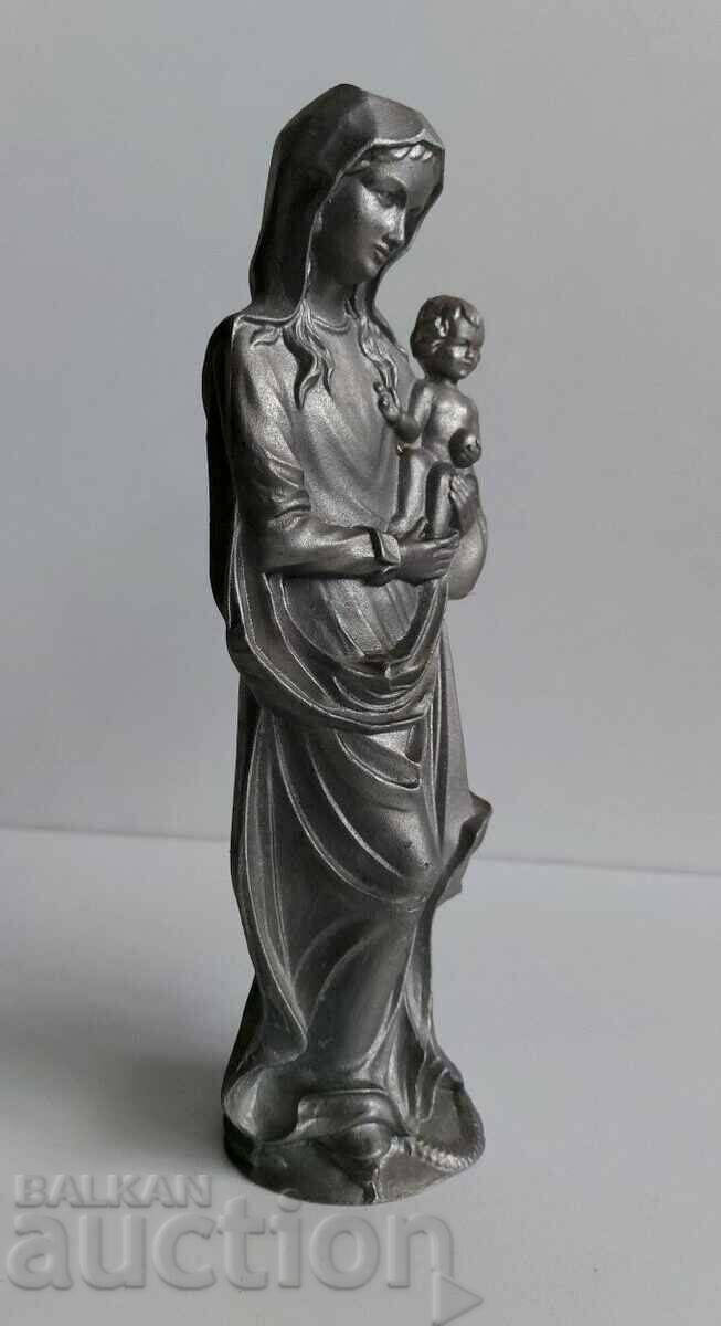 VIRGIN JESUS CHRIST VIRGIN MARY HEAVY FIGURE 0.820 GR - 7 VIRGIN JESUS CHRIST VIRGIN MARY HEAVY FIGURE 0.820 GR - 7