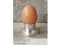 Cupă de ouă de Paște franceză veche - ARGINT -950