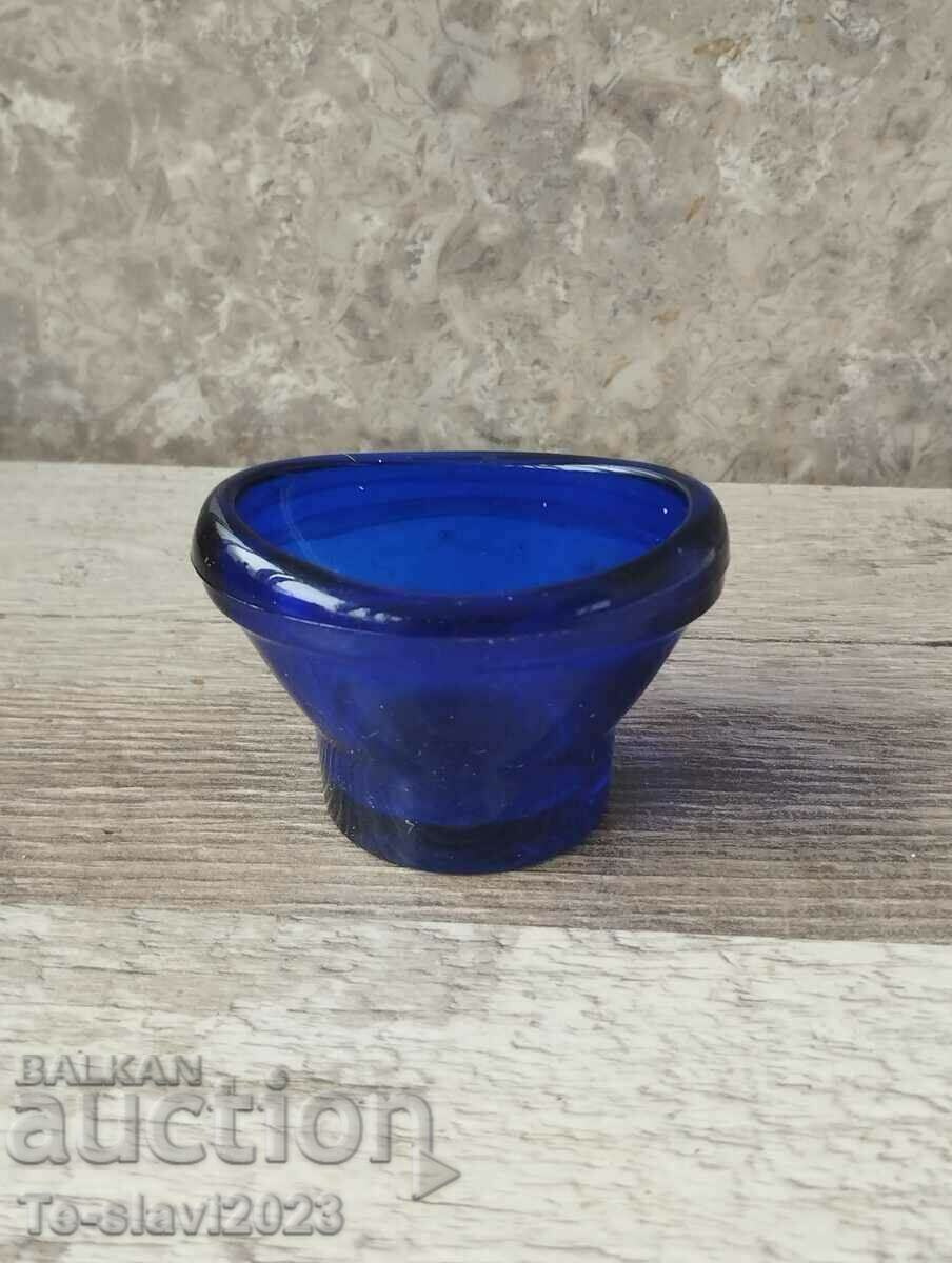 Old medical glass eye wash cup