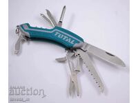 Pocket knife with 9 tools