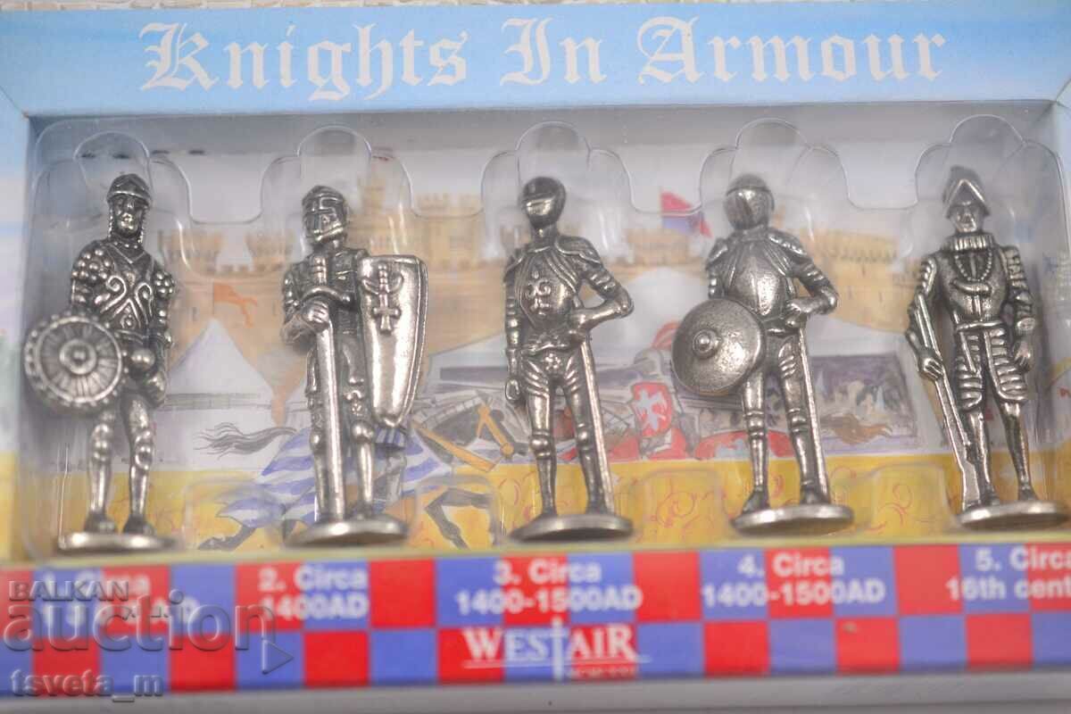Metal Soldiers Westair Knights Miniature Figures 5 pcs. with price 15.00 BGN | € 7.67 Metal Soldiers Westair Knights Miniature Figures 5 pcs. with price 15.00 BGN | € 7.67