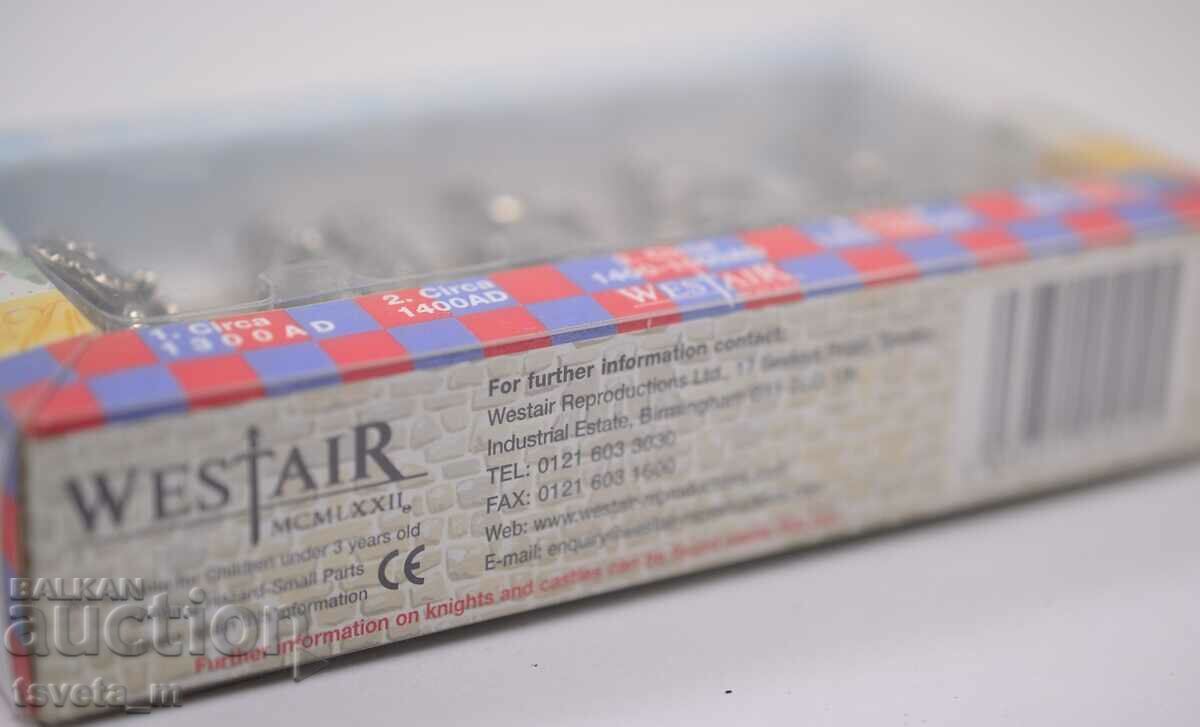 Metal Soldiers Westair Knights Miniature Figures 5 pcs. - 5 Metal Soldiers Westair Knights Miniature Figures 5 pcs. - 5