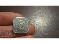 Eastern Caribbean 2 cents 2000 year aluminum