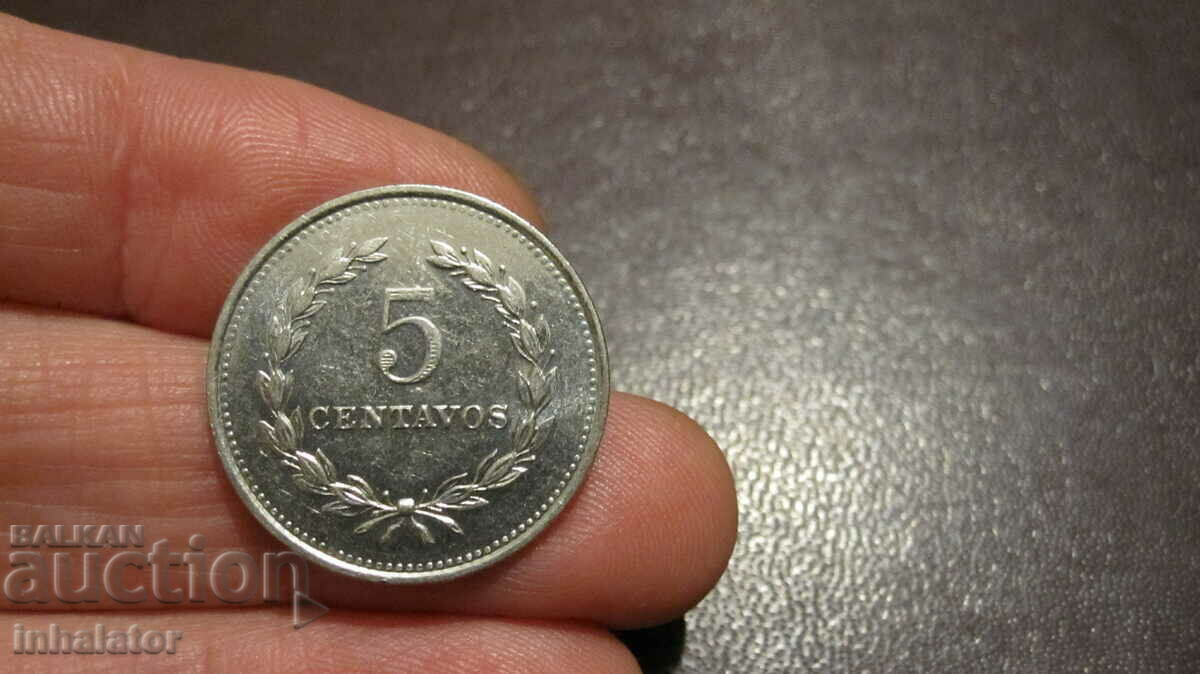 Salvador 5 centavos 1984