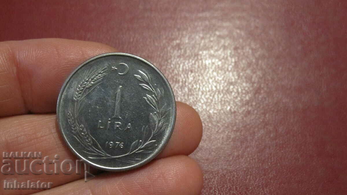1976 year 1 lira Turkey