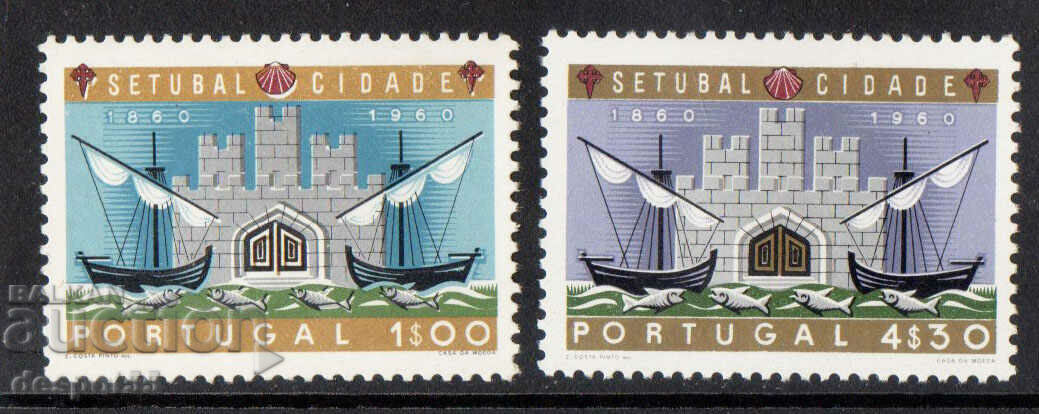 1961. Португалия. 100-годишнината на град Сетубал.