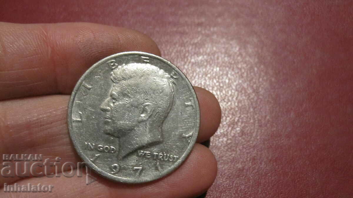 1/2 dolar Kennedy 1971