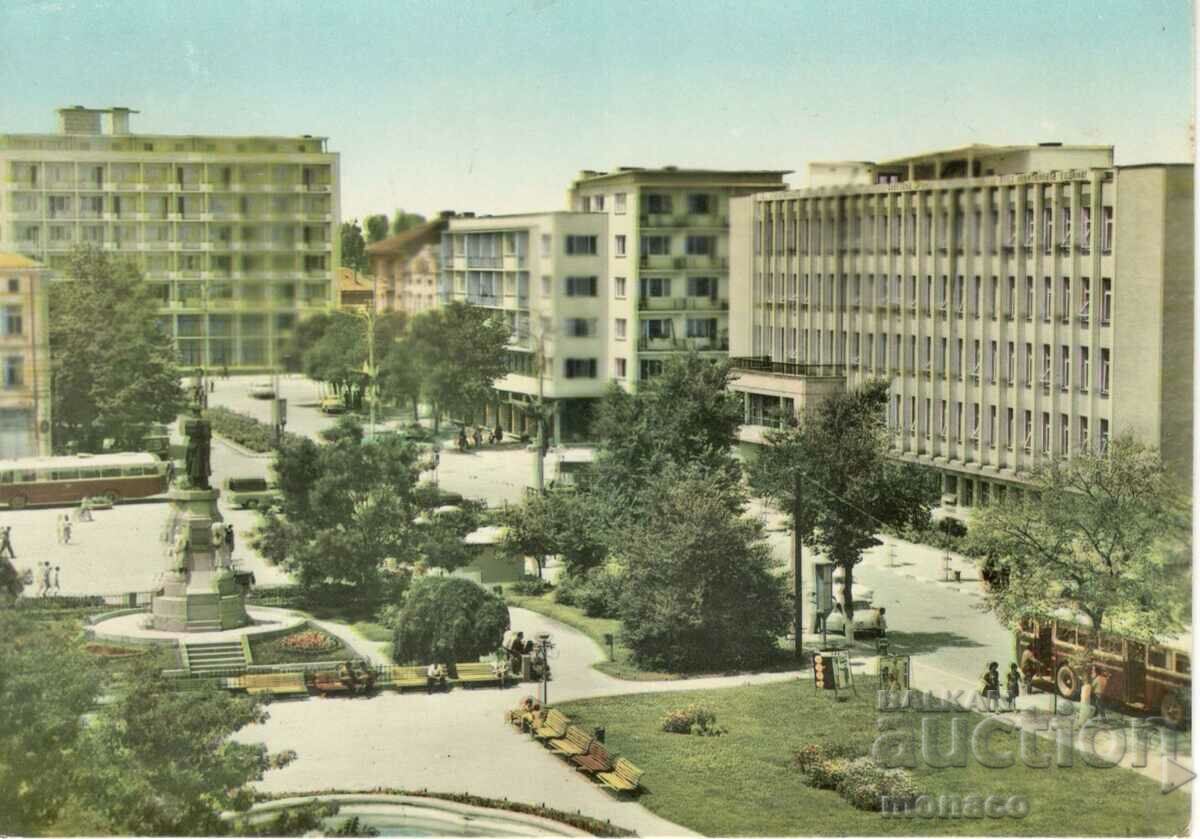 Стара картичка - Хасково, Центърът А-47