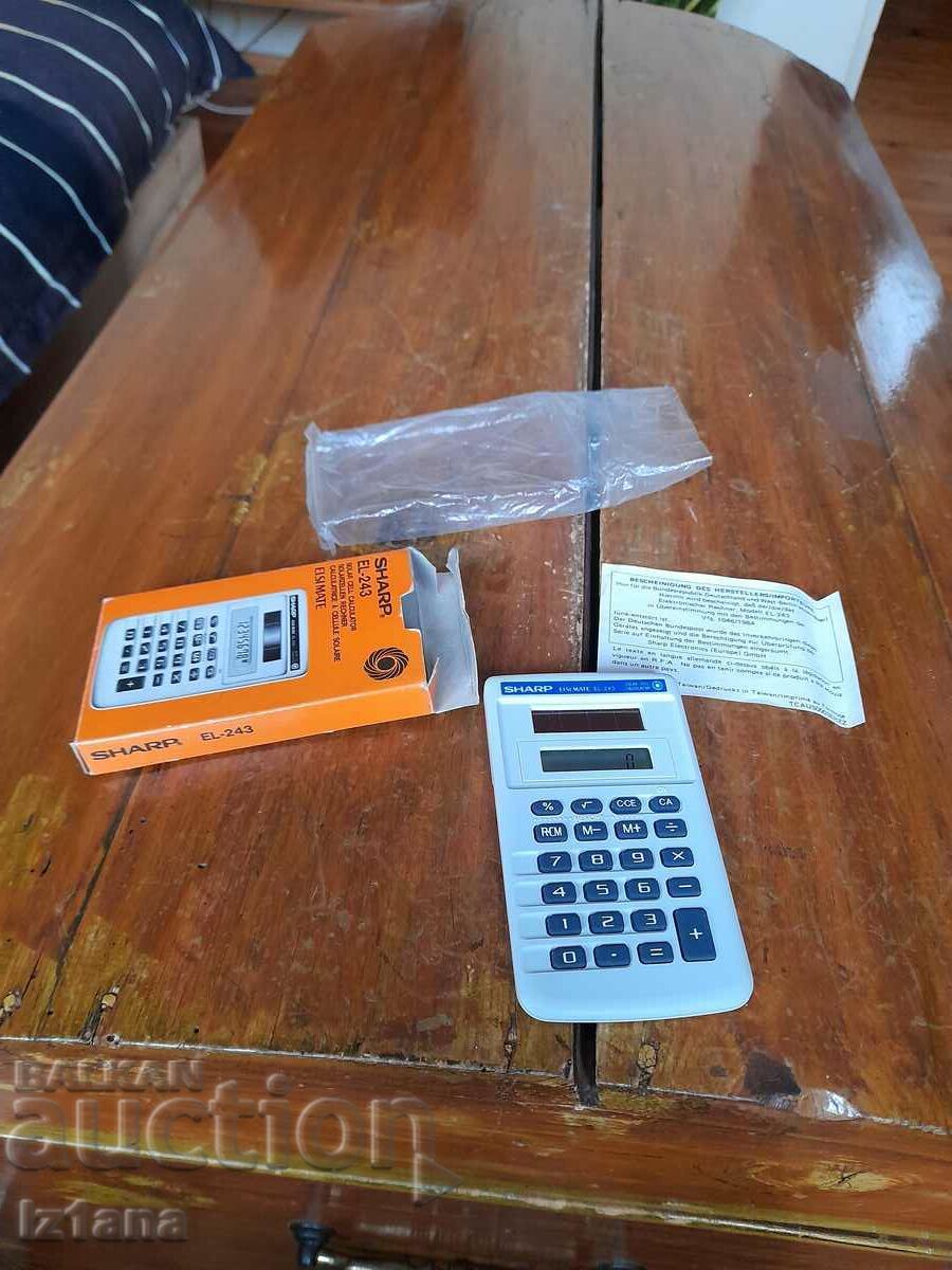 Calculator vechi Sharp Elsi Mate EL 243 cu preț 22.00 BGN | € 11.25